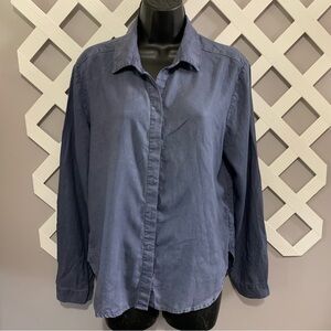 Cloth & Stone Slate chambray long Shirt